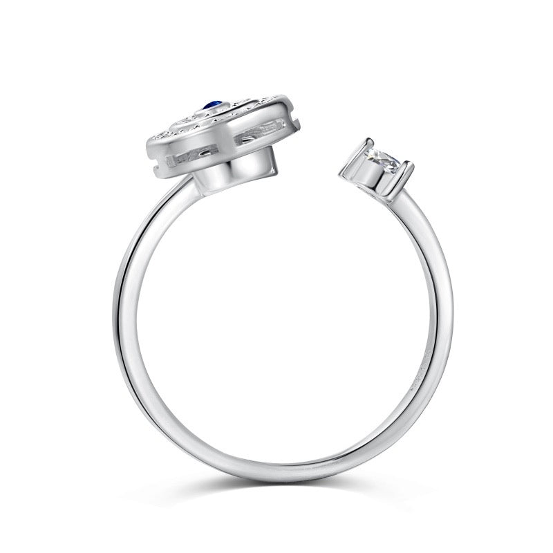 Turkish eye ring 🧿 rotating