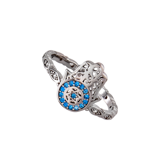 Anillo de mano de fatima plata 925