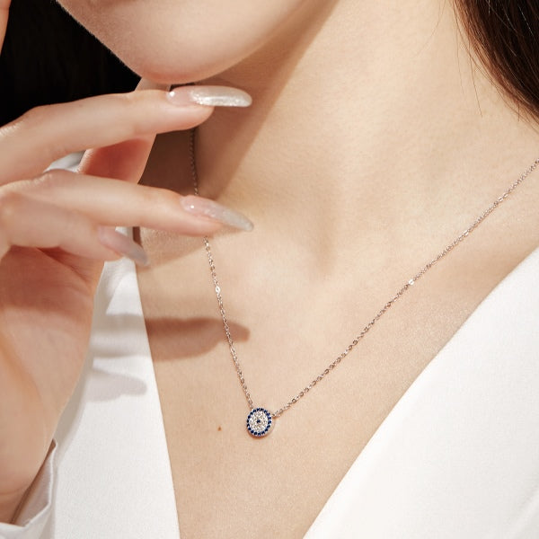Collar de ojo turco 🧿 Plata 925