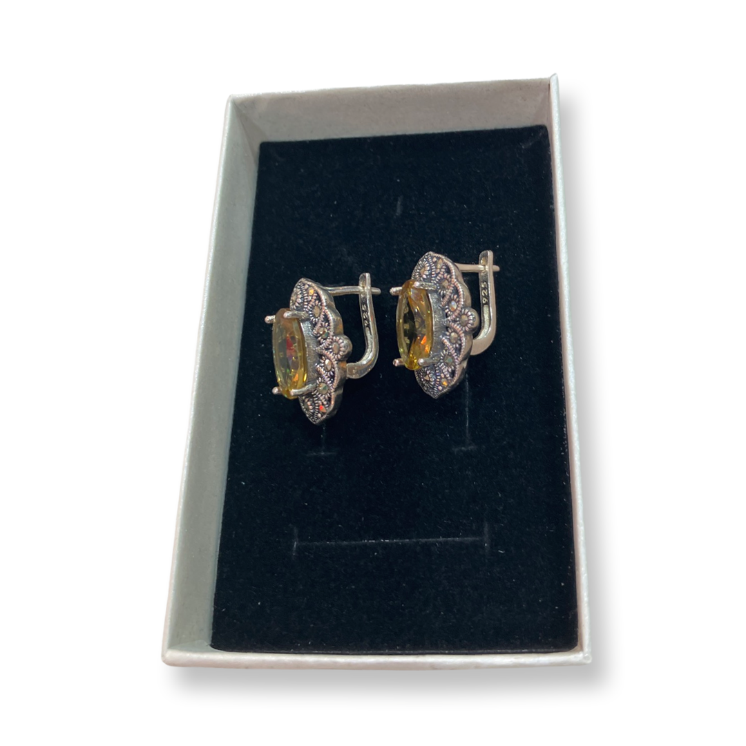 Orecchini in argento 925 Zultanite