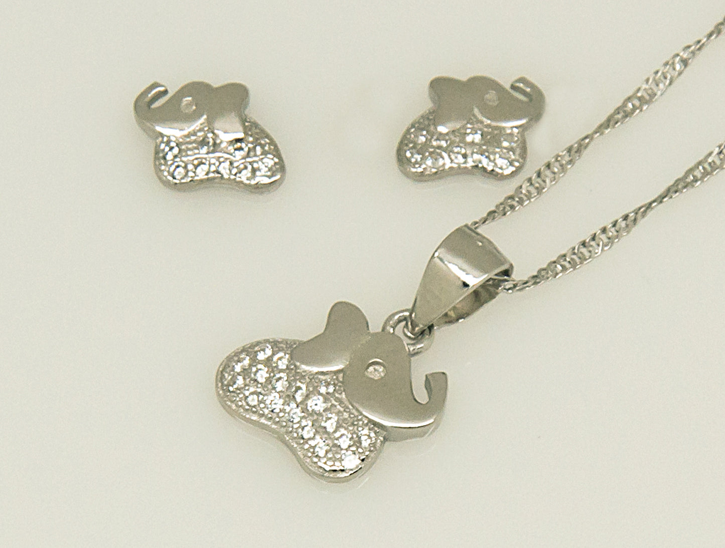 Conjunto Plata Elefantes 🐘
