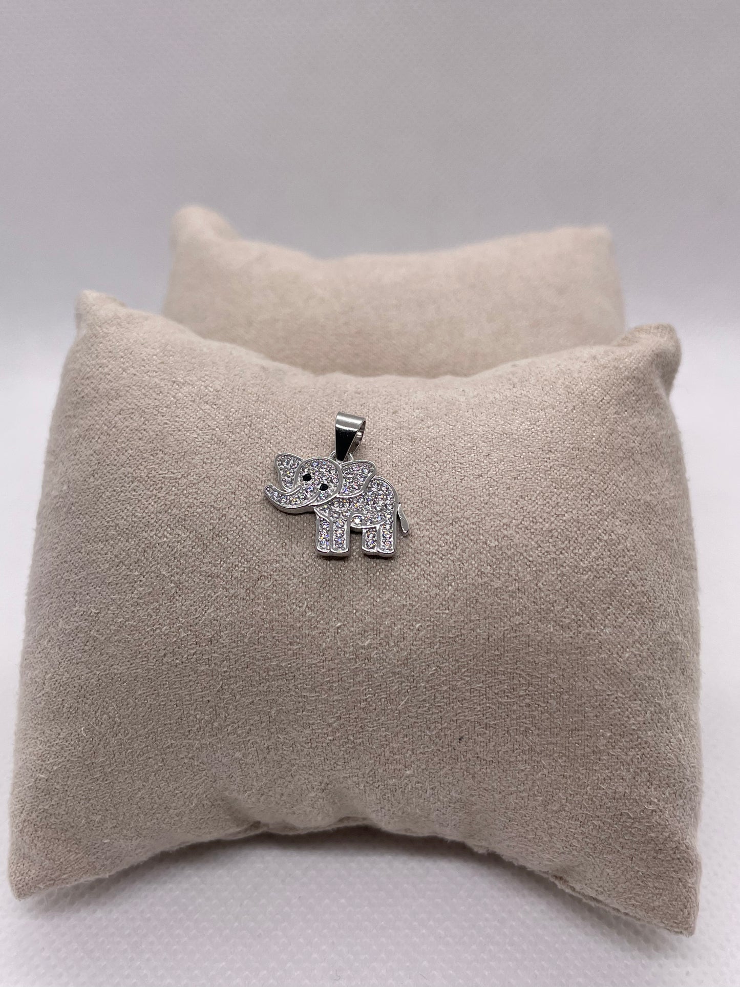 Ciondolo elefante in argento