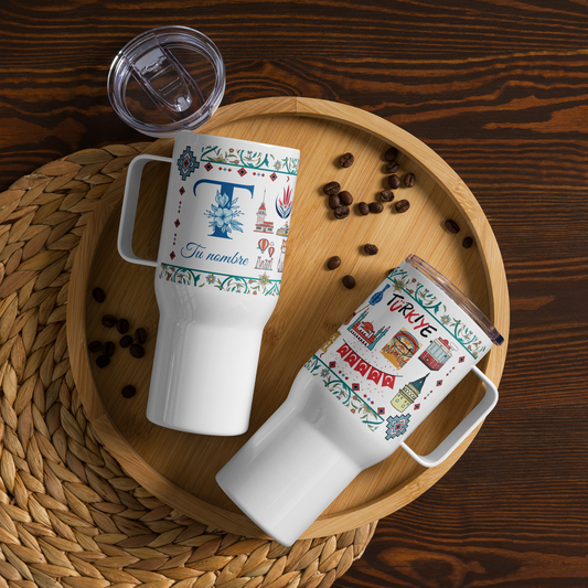 TERMO CON ASA TURQUIA CON TU NOMBRE PERSONALIZADO