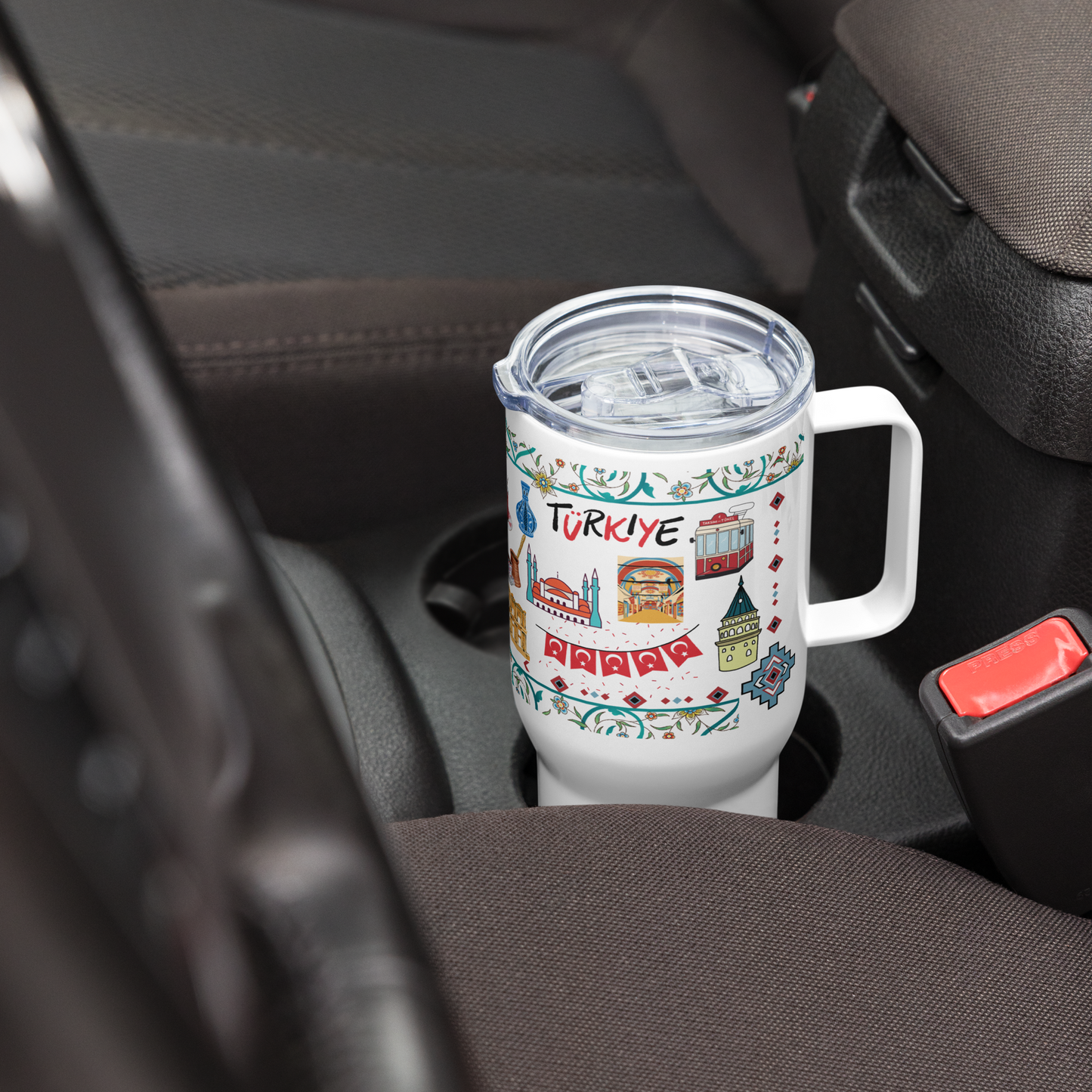 TERMO CON ASA TURQUIA CON TU NOMBRE PERSONALIZADO