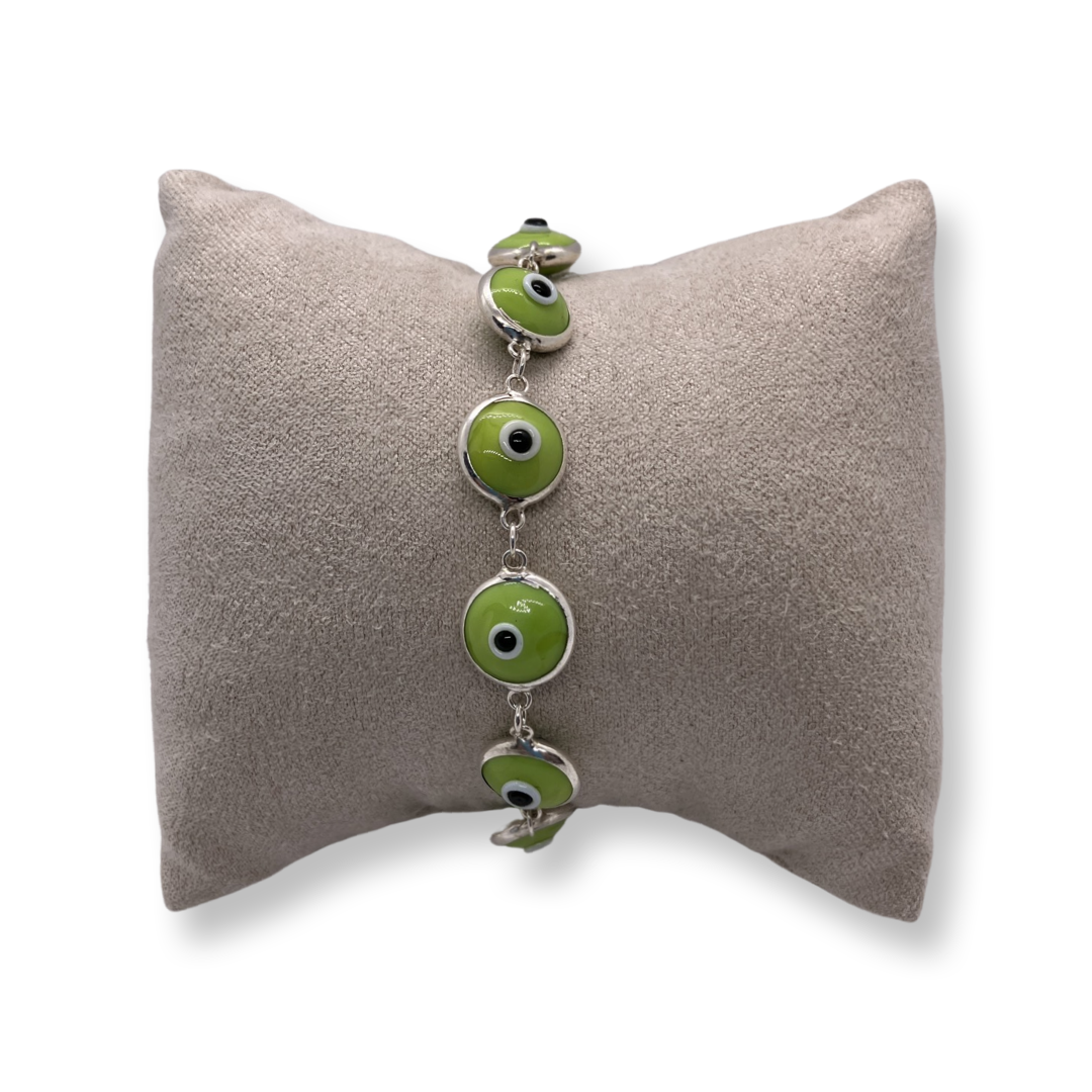 Bracciale in Argento con Occhio Turco 🧿
