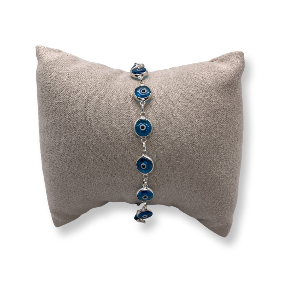 Pulsera de Plata Ojo Turco 🧿