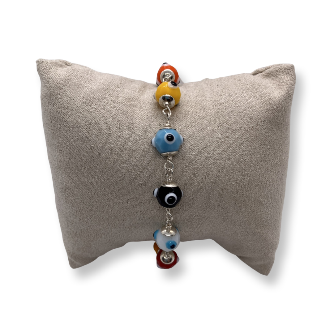Pulsera de Plata Ojo Turco 🧿
