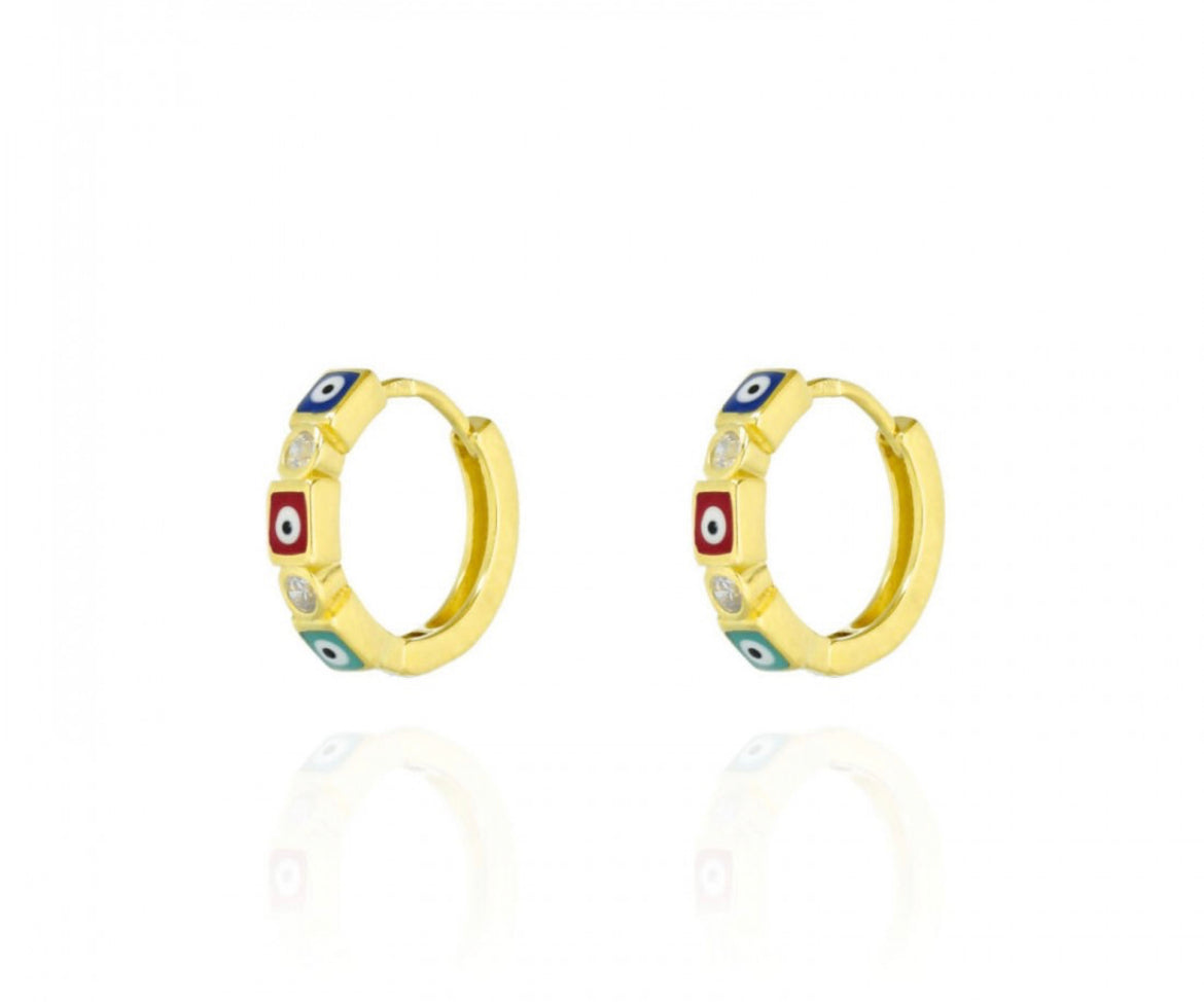 Orecchini a cerchio in oro Nazar