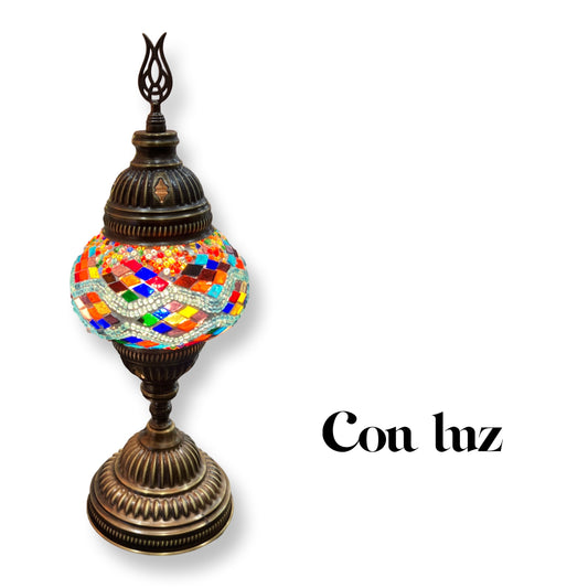 LÁMPARA TURCA BASE SOBREMESA N2