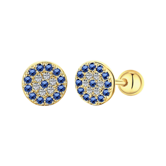 Pendientes de plata 925 dorado