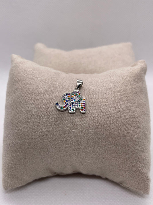Colgante Elefante Plata