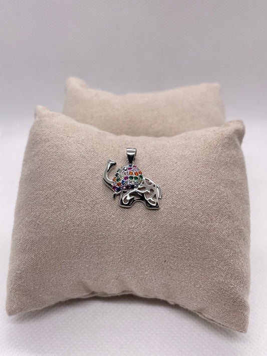 Colgante Elefante Plata