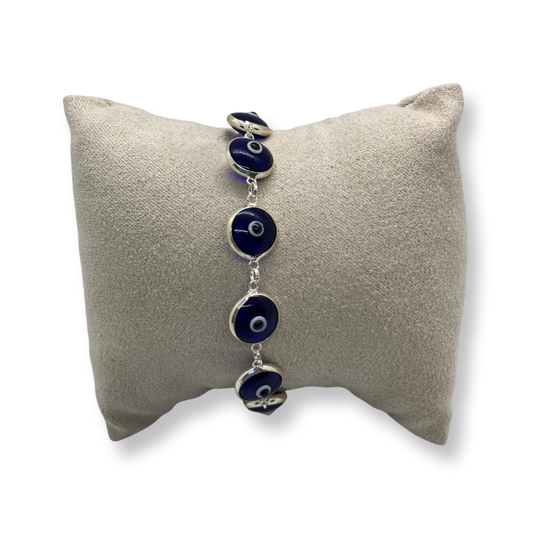 Pulsera de Plata Ojo Turco 🧿