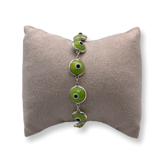 Pulsera de Plata Ojo Turco 🧿
