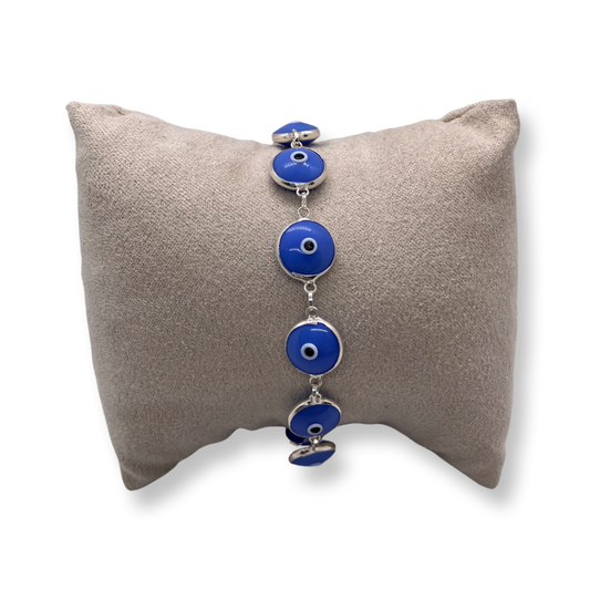 Pulsera de Plata Ojo Turco 🧿