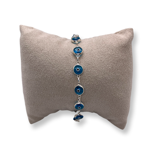 Pulsera de Plata Ojo Turco 🧿
